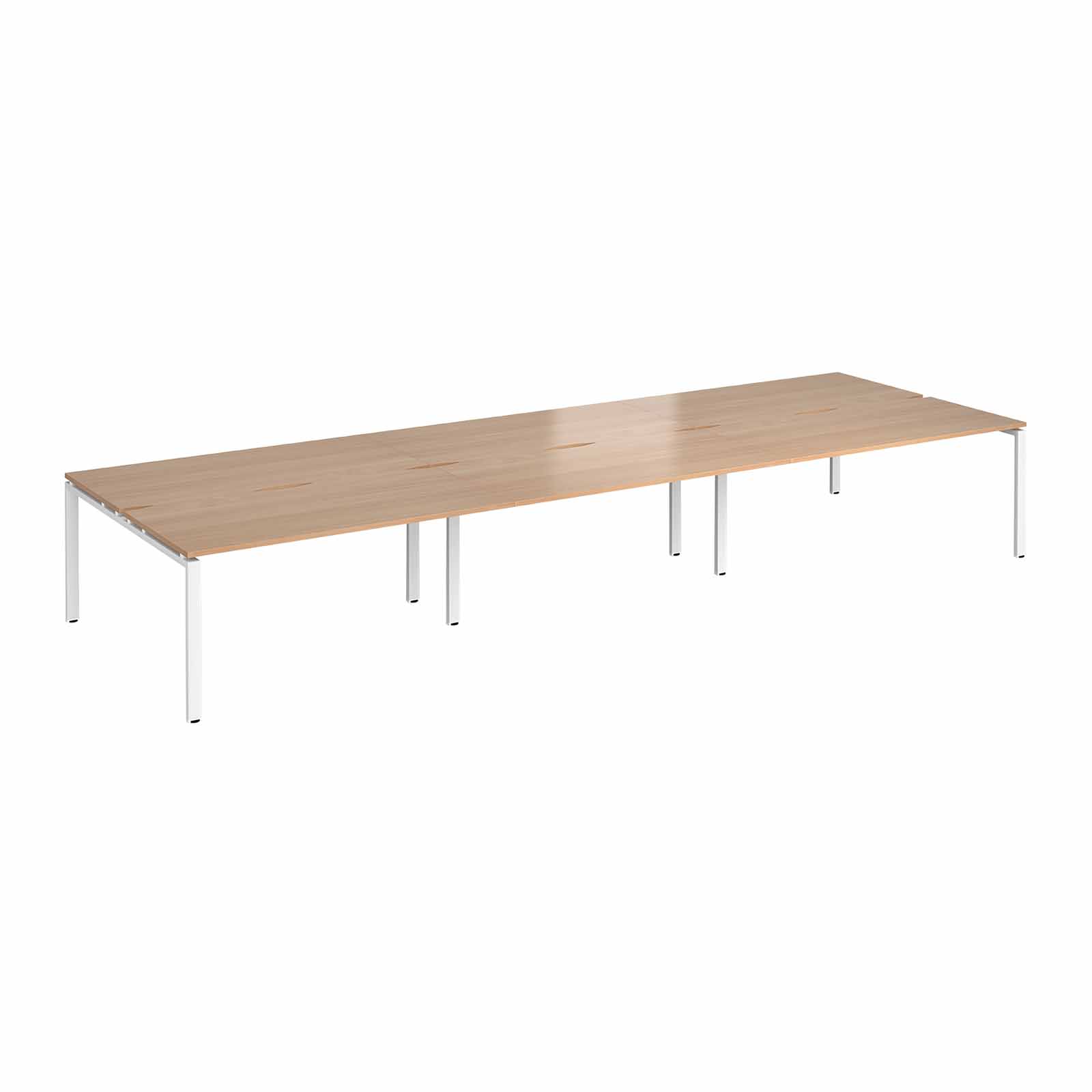 MADE TO ORDER 6 Person - B2B Bench Desk W1000mm x D600mm x H740mm