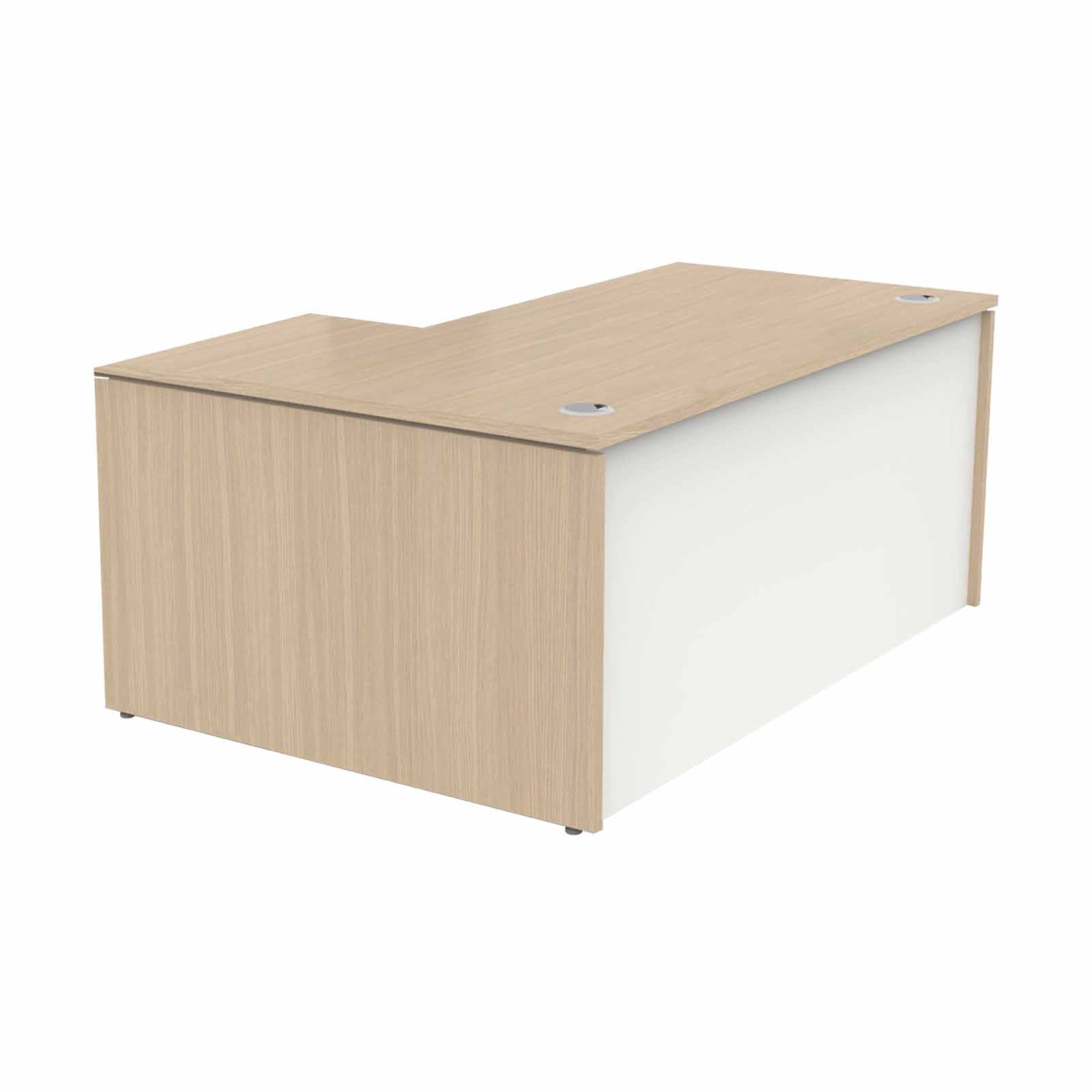 MADE TO ORDER Greeting Panel End Desk with a Return