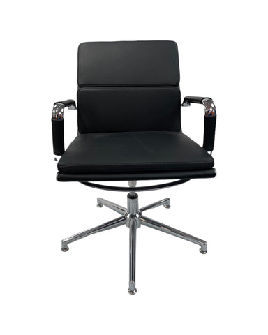 Aria Self Centering Leather Meeting Chair