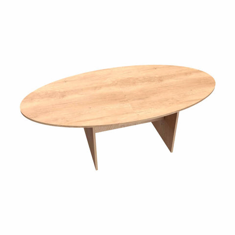 MADE TO ORDER Oval Meeting Table 25mm Top W2000 x D1200 x H740mm