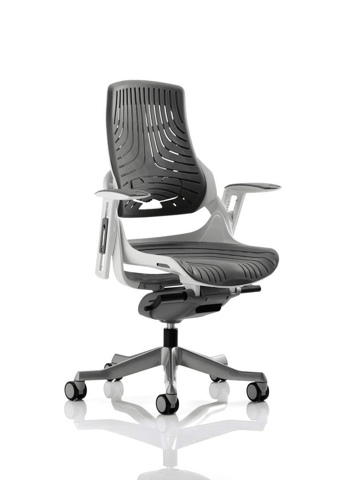 Zure High Back White Shell Executive Office Chair with Arms (Copy)