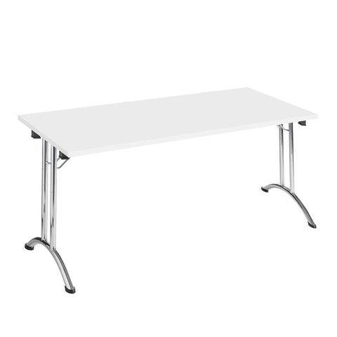 Versa-Table – Rectangular – Wide Modular Table with Folding Tubular Chrome Frame