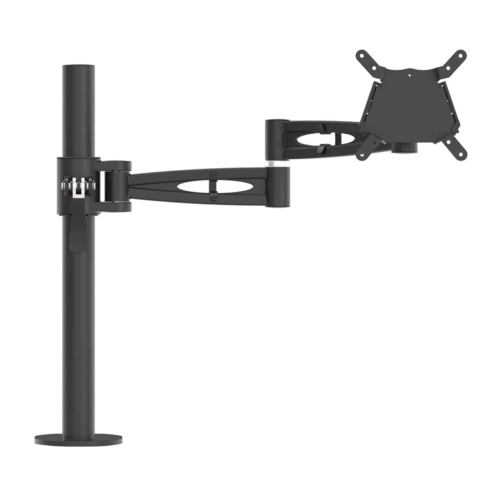Desk mounted single monitor arm