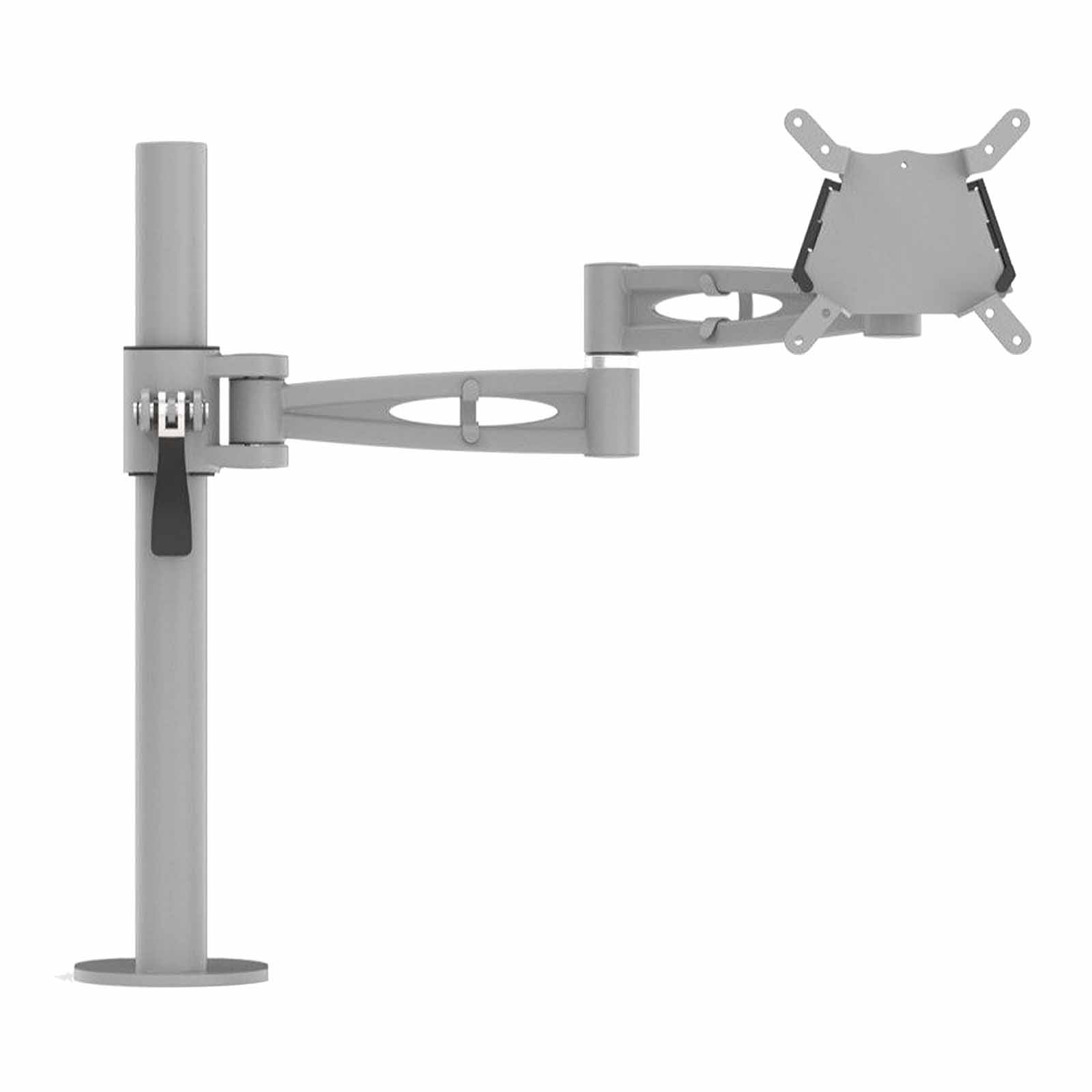 Desk mounted single monitor arm