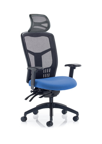 Hybrid Mesh Back Operator Chair with Headrest