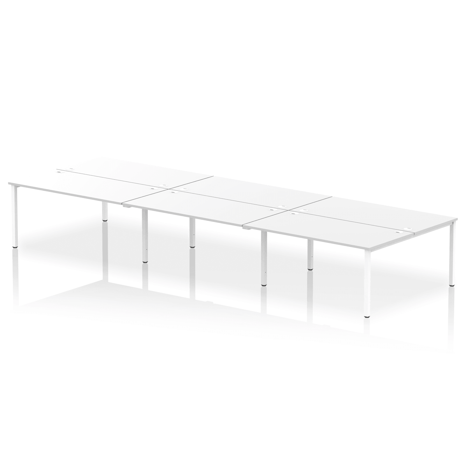 Impulse B2B Bench Desk - 6 Person