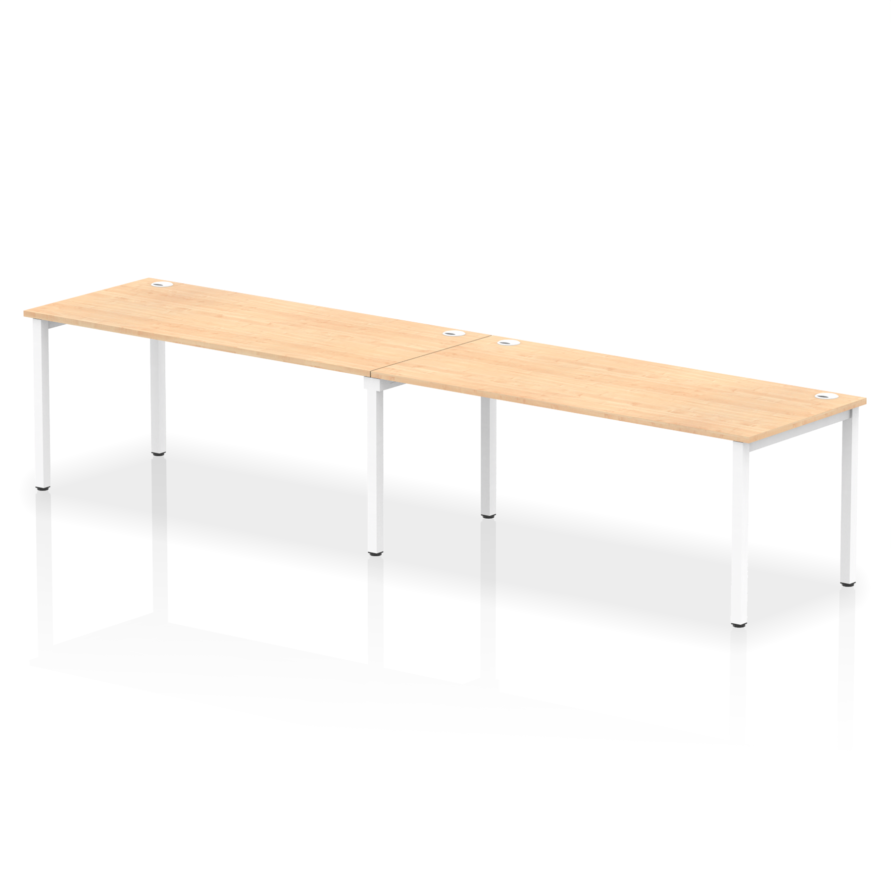 Impulse Single Row Bench Desk - 2 Person