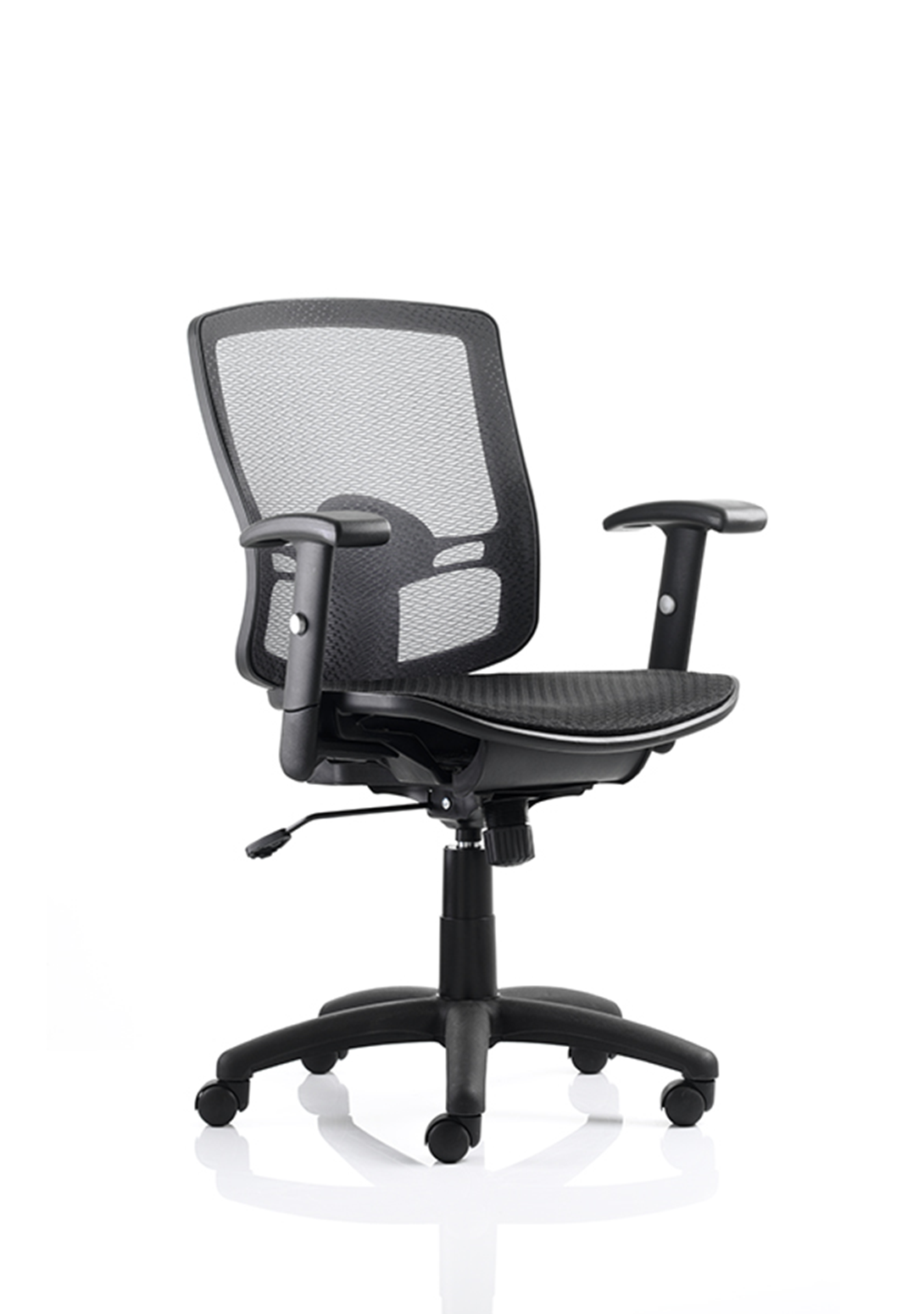 Palma Medium Mesh Back Task Operator Office Chair with Arms