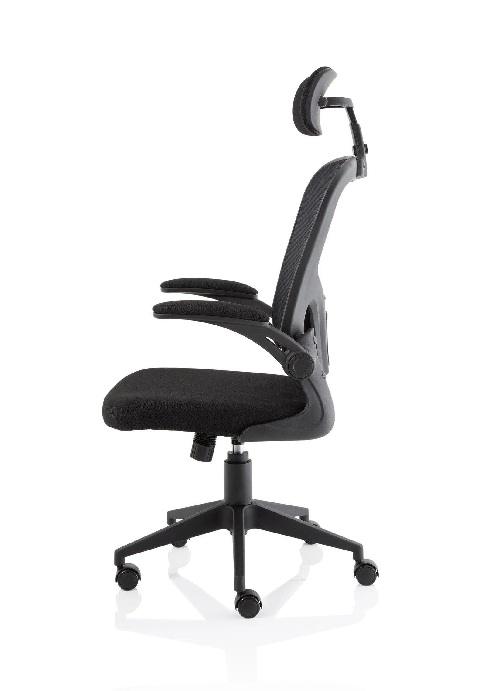 Home Office Desk Chairs with Folding Arms for Comfort