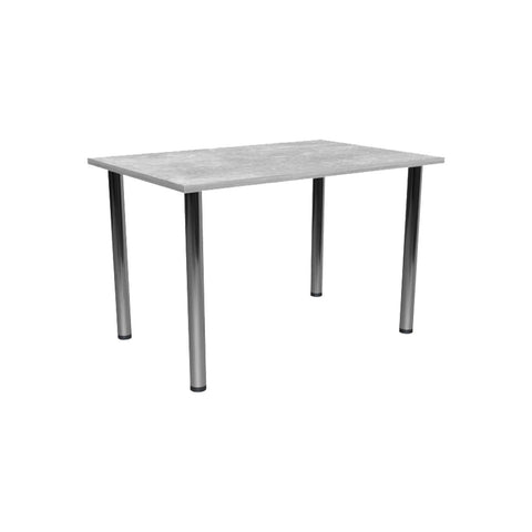 MADE TO ORDER Office Tables - Silver Tubular Legs W1200 x D800 x H740mm