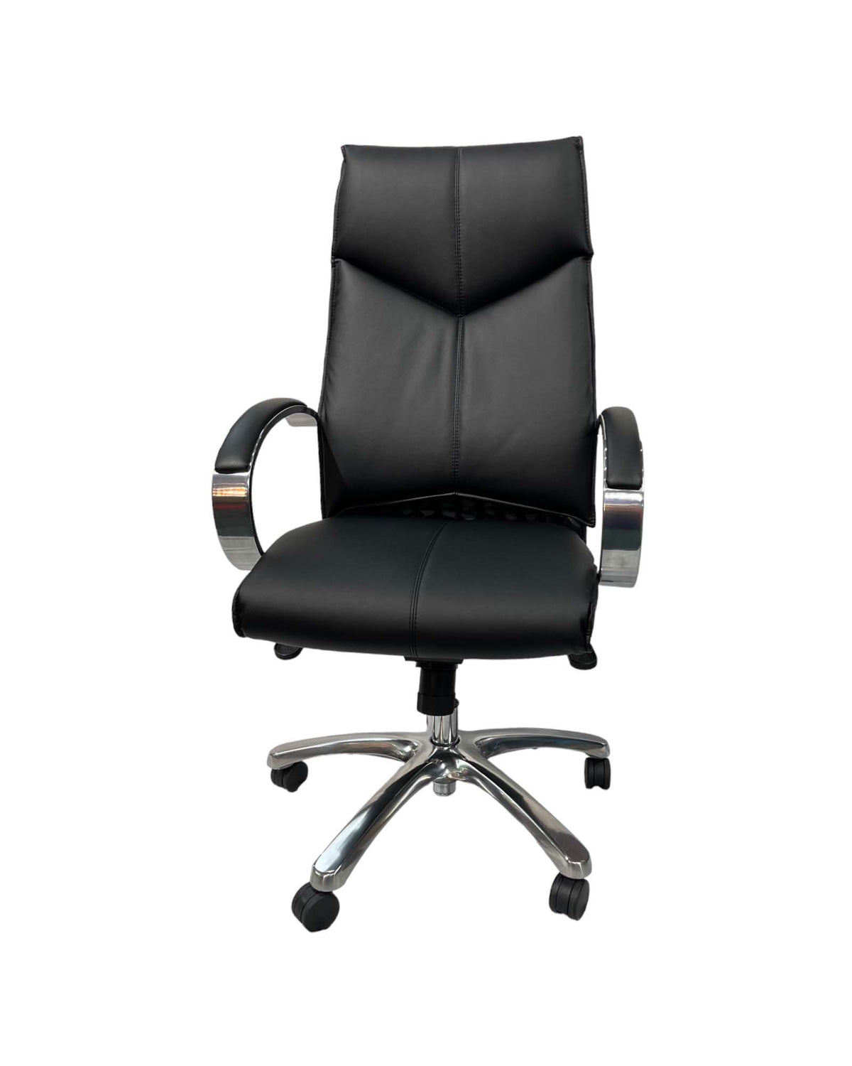 Valentino Black Leather Executive Chair