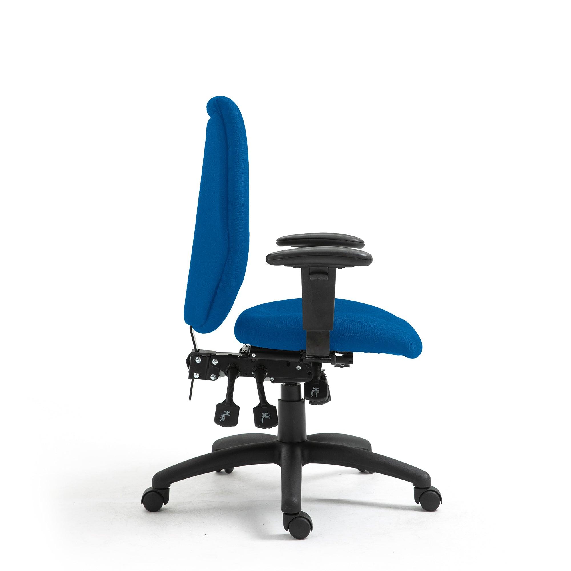 Thames – Ergonomic High Back 24 Hour Multi-Functional Synchronous Operator Chair with Multi-Adjustable Arms