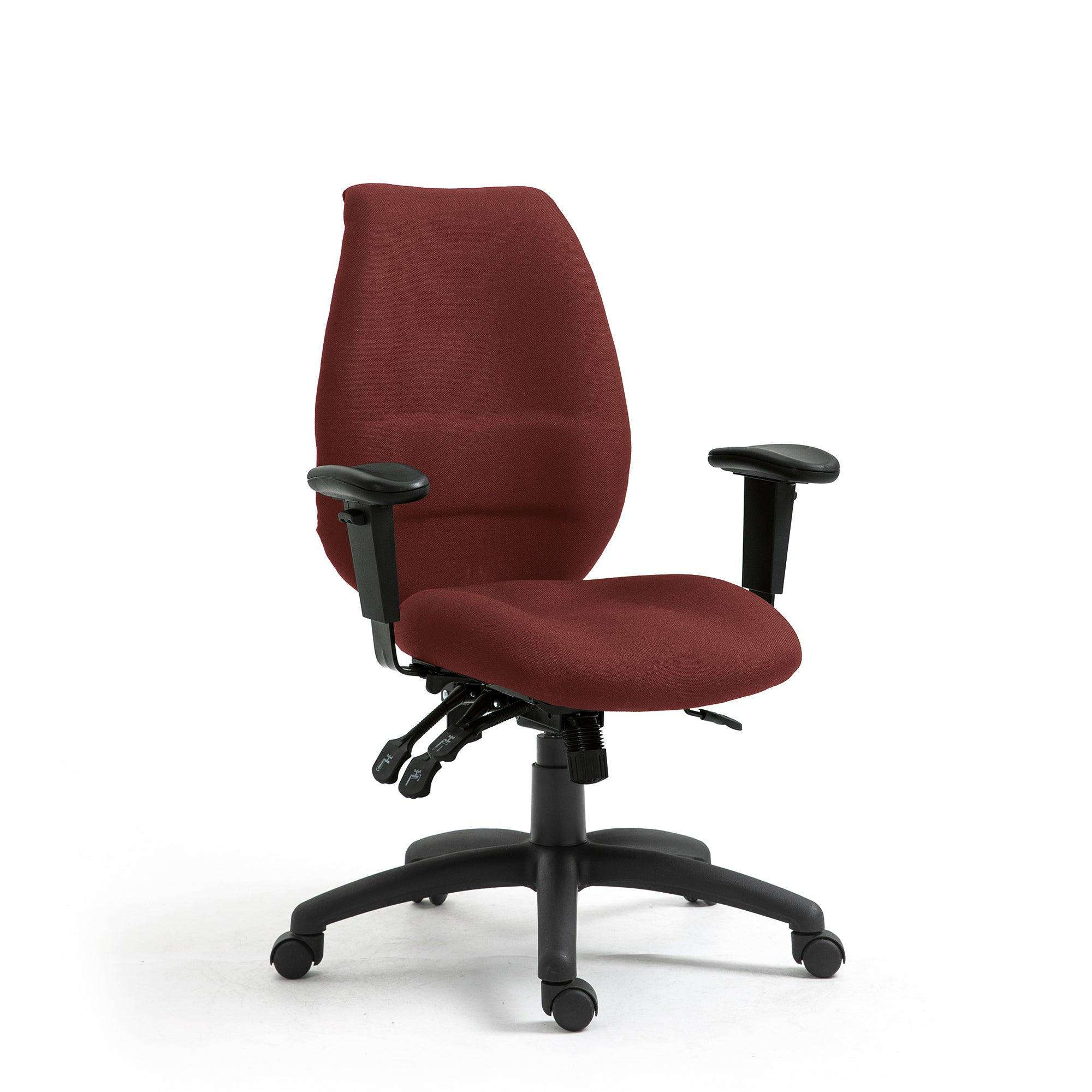 Thames – Ergonomic High Back 24 Hour Multi-Functional Synchronous Operator Chair with Multi-Adjustable Arms