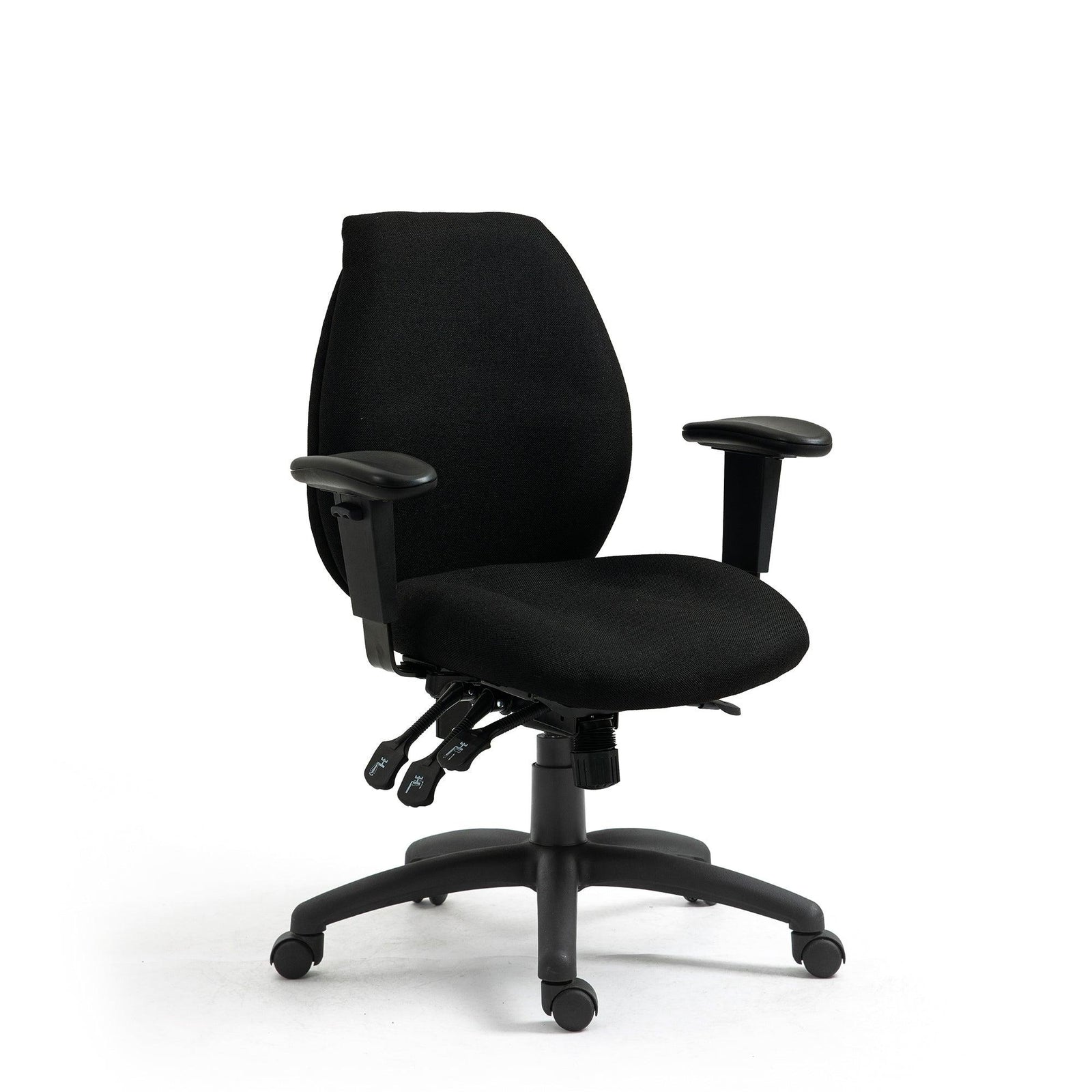 Severn – Ergonomic Medium Back Multi-Functional Synchronous Operator Chair with Adjustable Arms