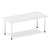 Impulse 1800mm Straight Table With Post Leg