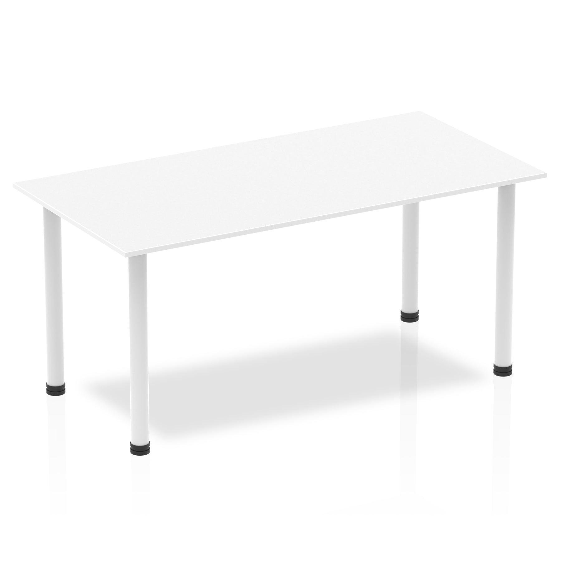 Impulse Straight Table with Post Leg - Quality Office Furniture