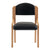 Tahara Fabric - Beech Framed Stackable Side Chair with Upholstered and Padded Seat and Backrest