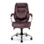 Sandown – High Back Luxurious Leather Faced Executive Visitor Armchair with Integral headrest and Chrome Base