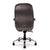 Santiago – High Back Italian Leather Faced Synchronous Executive Armchair with Integral Headrest and Chrome Base