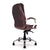 Santiago – High Back Italian Leather Faced Synchronous Executive Armchair with Integral Headrest and Chrome Base