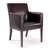 Metro – High Back Lounge Armchair / Sofa Upholstered in a Durable Leather Effect Finish