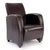 Metro – High Back Lounge Armchair / Sofa Upholstered in a Durable Leather Effect Finish