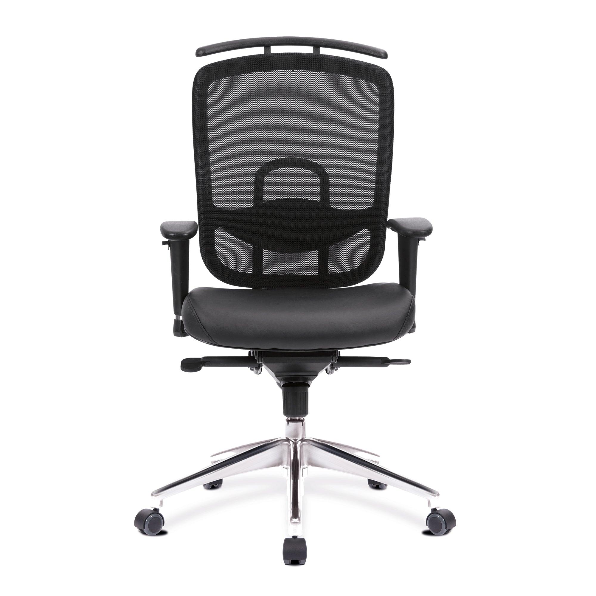 Freedom – High Back Mesh Executive Armchair with Coat Hanger And Chrome Base