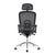 Liberty – High Back Mesh Executive Armchair with Adjustable Headrest And Chrome Base