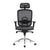 Liberty – High Back Mesh Executive Armchair with Adjustable Headrest And Chrome Base