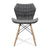 Amelia – Stylish Lightweight Fabric Chair with Solid Beech Legs and Contemporary Panel Stitching