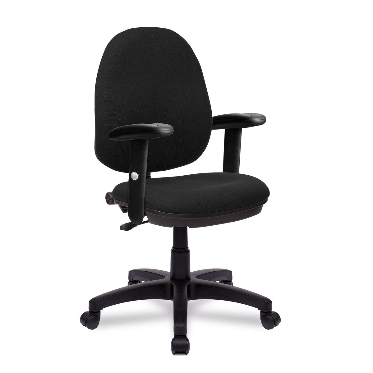 Java 100 – Medium Back Operator Chair – Single Lever with Height Adjustable Arms