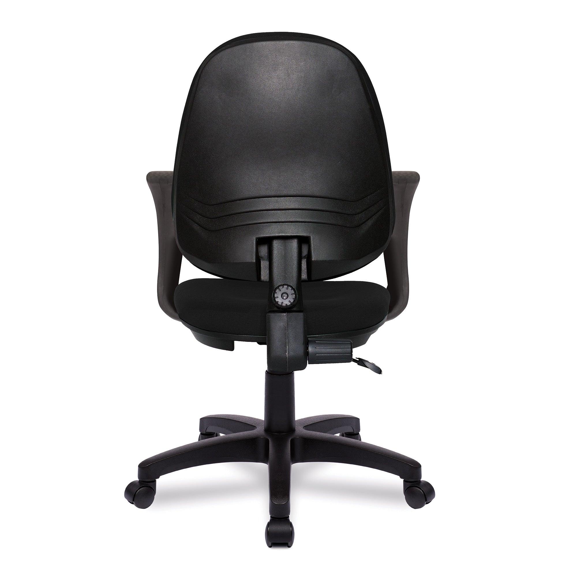 Java 100 – Medium Back Operator Chair – Single Lever with Fixed Arms