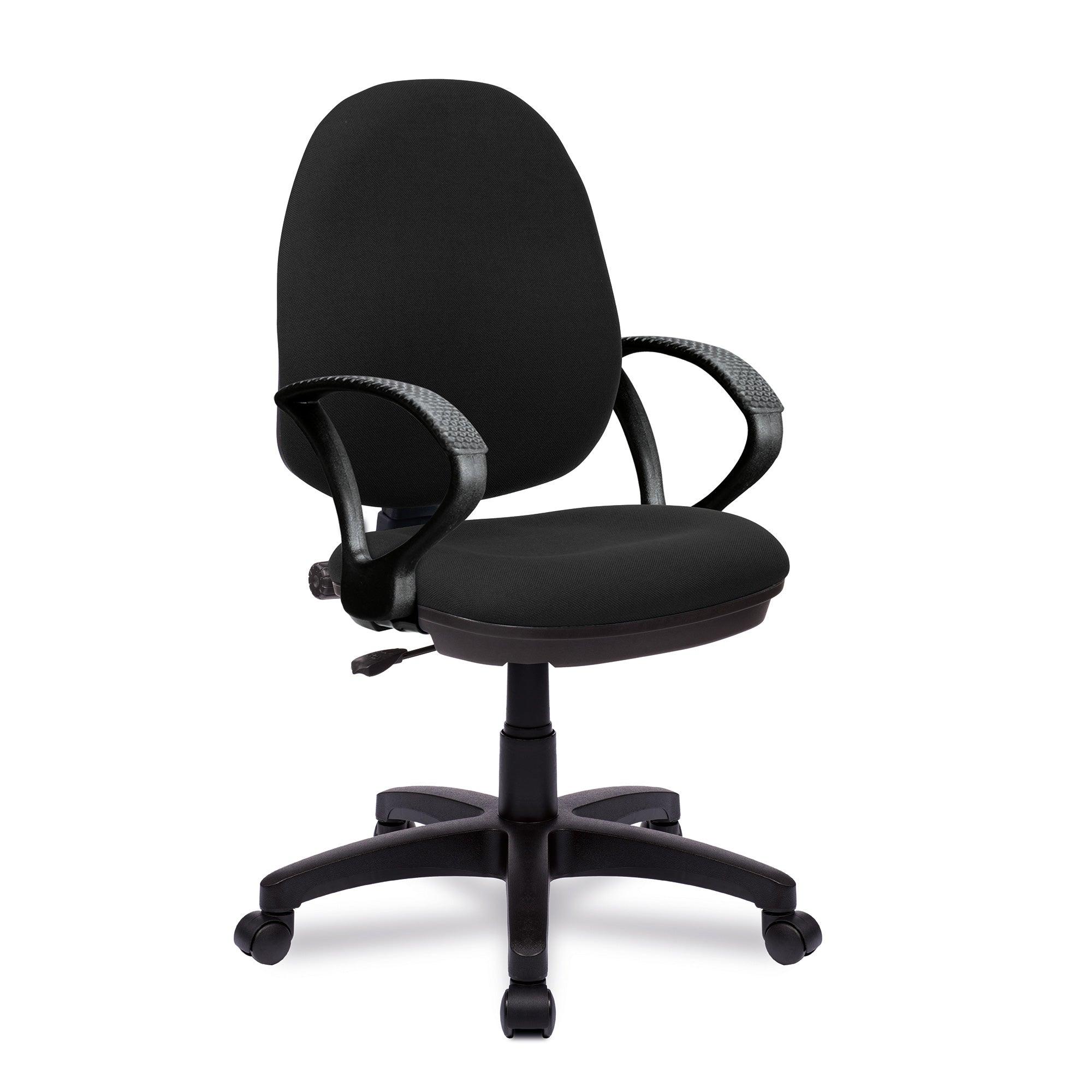 Java 100 – Medium Back Operator Chair – Single Lever with Fixed Arms