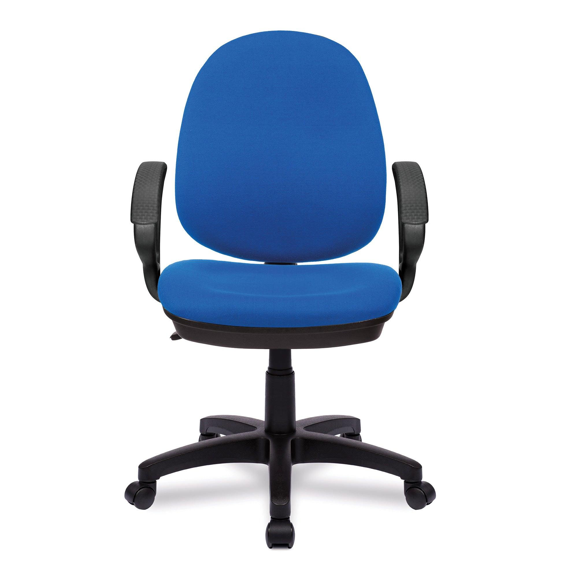 Java 100 – Medium Back Operator Chair – Single Lever with Fixed Arms