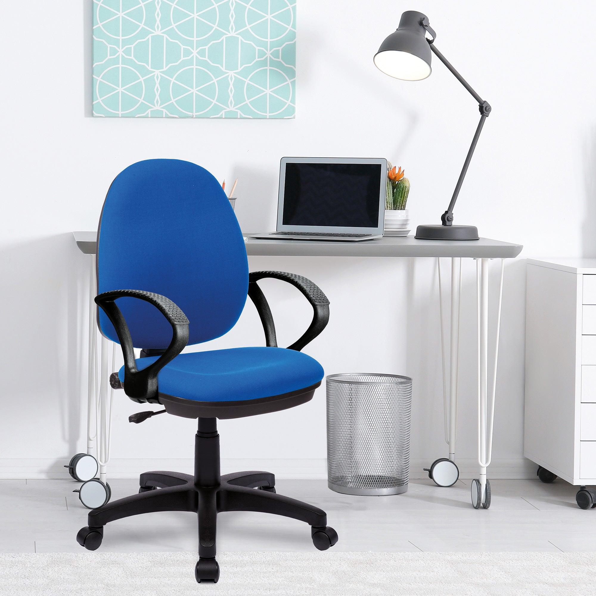 Java 100 – Medium Back Operator Chair – Single Lever with Fixed Arms