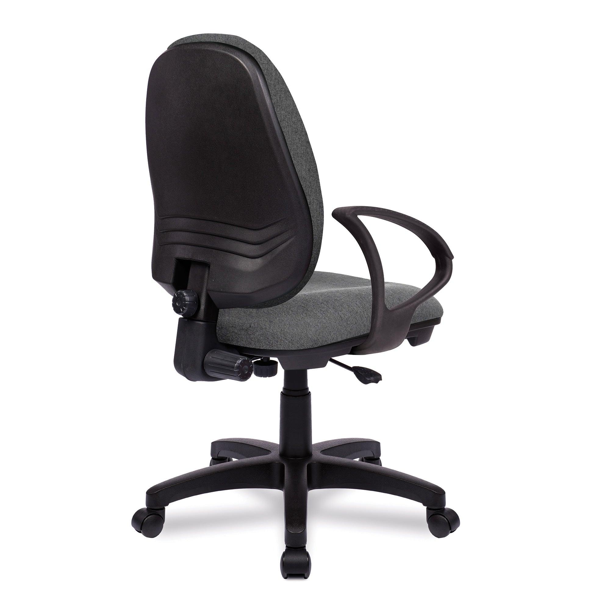 Java 100 – Medium Back Operator Chair – Single Lever with Fixed Arms