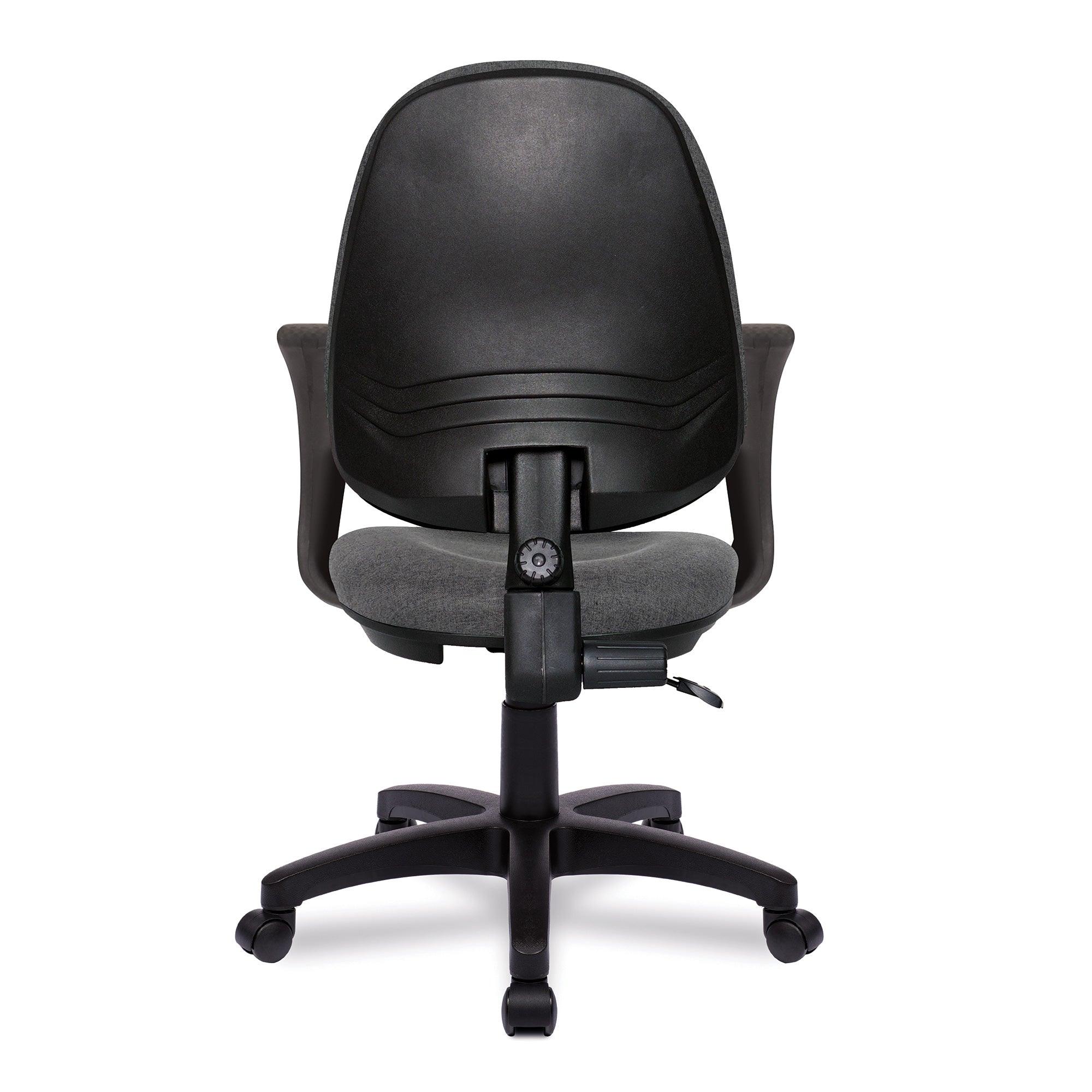 Java 100 – Medium Back Operator Chair – Single Lever with Fixed Arms