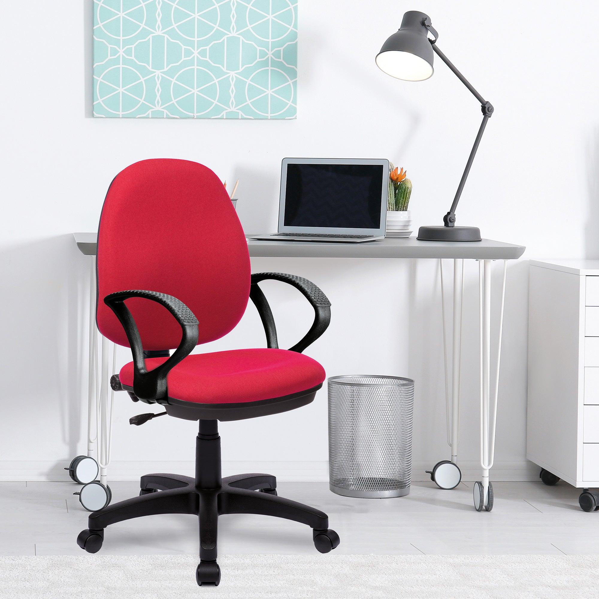 Java 100 – Medium Back Operator Chair – Single Lever with Fixed Arms