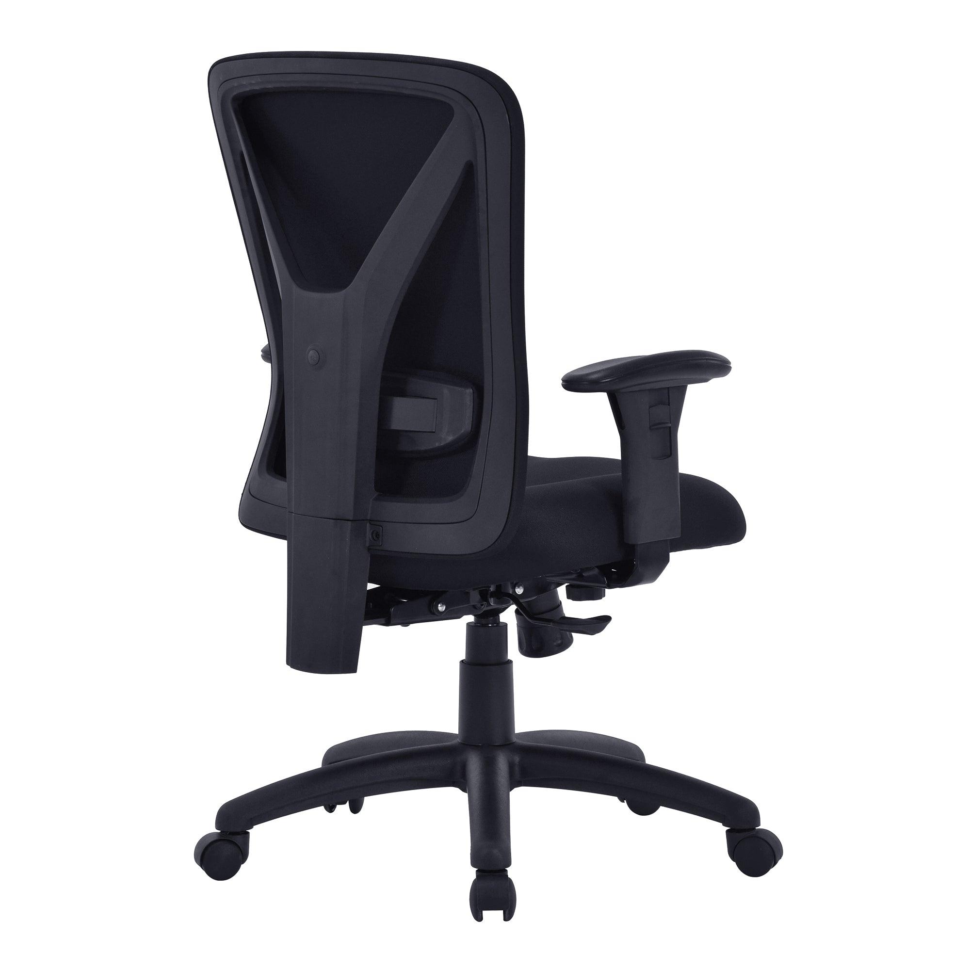 Fortis – Fabric Bariatric Task/Manager Chair with Integrated Lumbar Support – Black