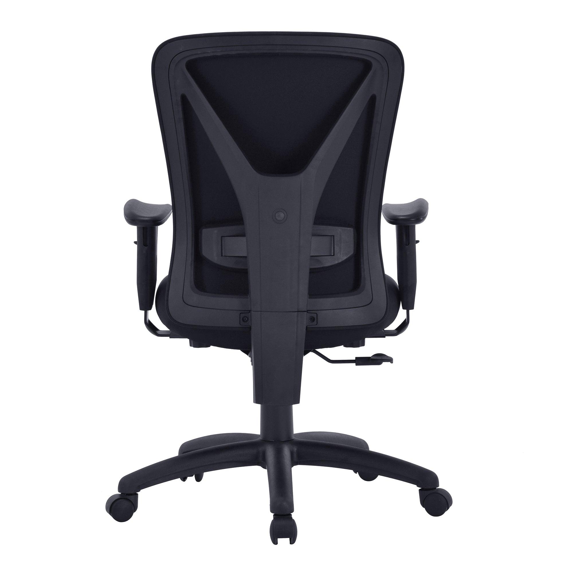 Fortis – Fabric Bariatric Task/Manager Chair with Integrated Lumbar Support – Black