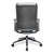 Libra – High Back Fabric Manager Chair with Slimline Seat & Back, Built-in Levers and Nylon Base with Silver Detail