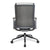 Libra – High Back Fabric Manager Chair with Slimline Seat & Back, Built-in Levers and Nylon Base with Silver Detail