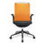 Libra – High Back Fabric Manager Chair with Slimline Seat & Back, Built-in Levers and Nylon Base with Silver Detail