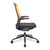 Libra – High Back Fabric Manager Chair with Slimline Seat & Back, Built-in Levers and Nylon Base with Silver Detail