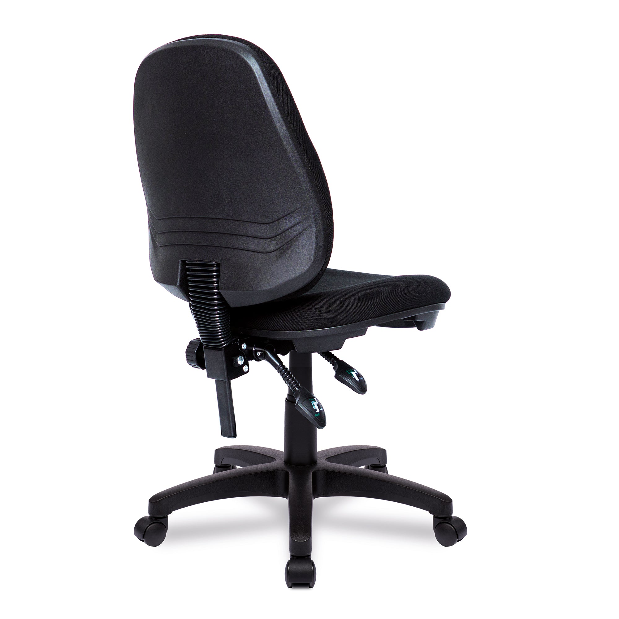 Adjustable Twin Lever Task Chair With Wheels For Office & Home