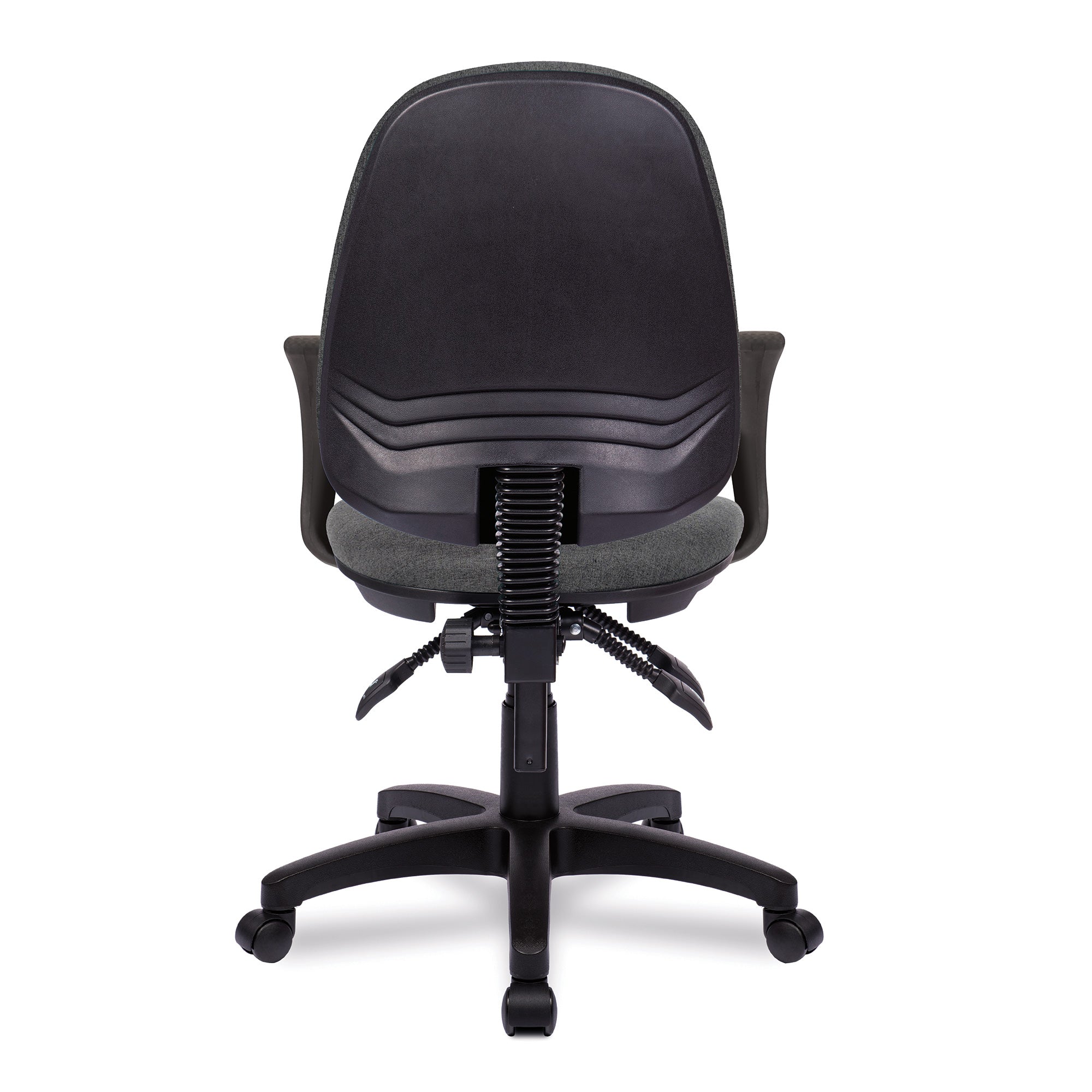 Java 200 – Medium Back Operator Chair – Twin Lever with Fixed Arms