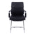 Avanti - Bonded Colour Leather Medium Back Visitor Armchair with Individual Back Cushions and Chrome Arms & Base