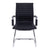 Aura - Contemporary Medium Back Bonded Leather Visitor Chair with Chrome Frame