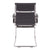 Aura - Contemporary Medium Back Bonded Leather Visitor Chair with Chrome Frame