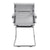 Aura - Contemporary Medium Back Bonded Leather Visitor Chair with Chrome Frame